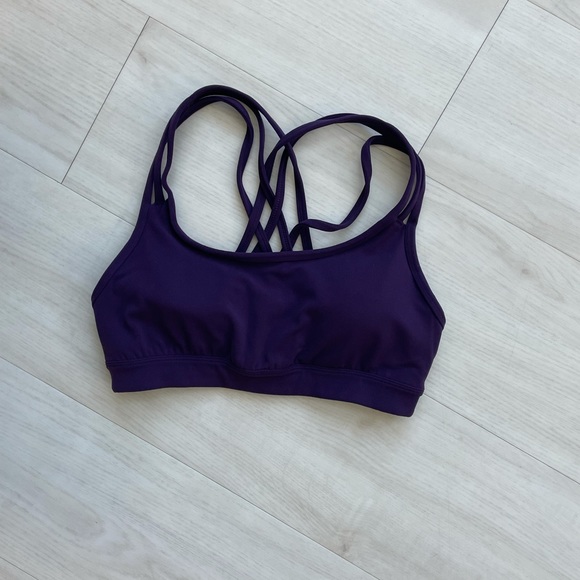 Athleta fully focused sports bra purple small - Picture 3 of 10